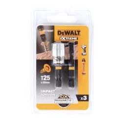 DeWalt DT 70538 T Bit-Set 2 X Schrauber-Bit T25 50mm + 1 X Magnetischer Bit-Ring