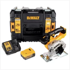 Dewalt DCS 373 M1 Akku Metall Kreissäge 18 V 140 Mm + 1x Akku 4,0 Ah + Ladegerät + Sägeblatt + TSTAK