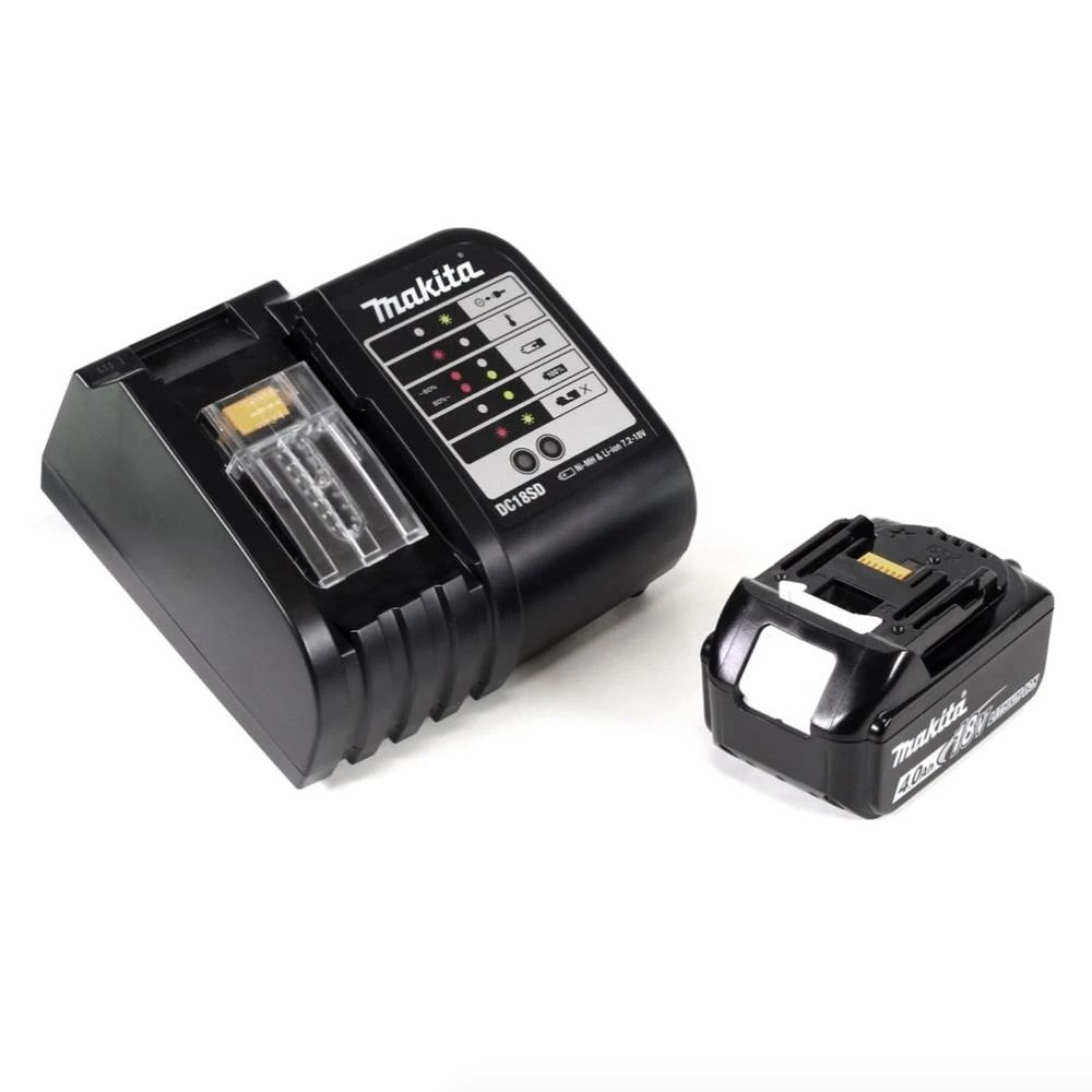 Makita DJR 187 SM1 Akku Reciprosäge 18 V Brushless Säbelsäge + 1x 4,0 Ah Akku + Ladegerät + 20x Sägeblätter 4 Makita DJR 187 SM1 Akku Reciprosäge 18 V Brushless Säbelsäge + 1x 4,0 Ah Akku + Ladegerät + 20x Sägeblätter – Bild 4