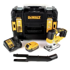 DeWalt DCS 334 M1 Akku Pendelhub Stichsäge 18V Brushless + 1x Akku 4,0Ah + Ladegerät + TSTAK