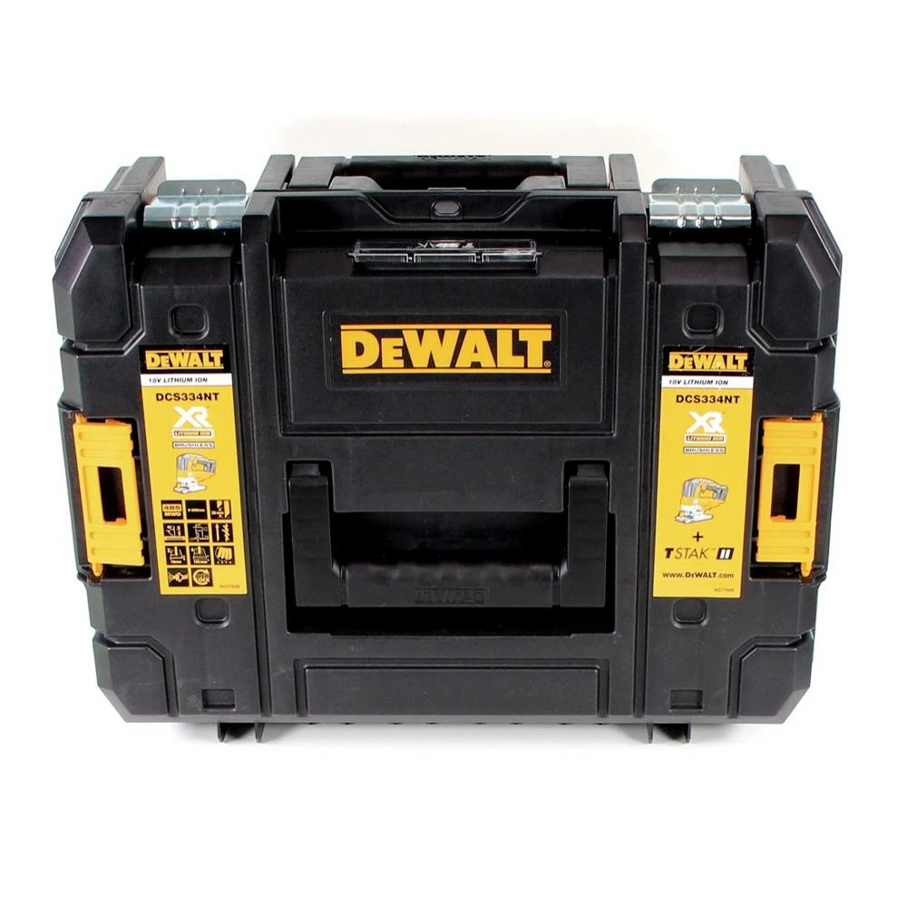 DeWalt DCS 334 M2 Akku Pendelhub Stichsäge 18V Brushless + 2x Akku 4,0Ah + Ladegerät + TSTAK 3 DeWalt DCS 334 M2 Akku Pendelhub Stichsäge 18V Brushless + 2x Akku 4,0Ah + Ladegerät + TSTAK – Bild 3