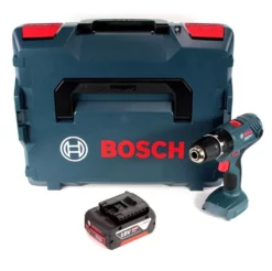Bosch Professional GSB 18V-21 Akku Schlagbohrschrauber 18V 55Nm + 1x Akku 5,0Ah + L-Boxx - Ohne Ladegerät