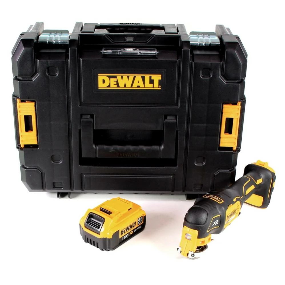 DeWalt DCS 355 NT Akku Oszillierer 18V Brushless Solo + 1x Akku 4,0Ah + TSTAK - Ohne Ladegerät 1 DeWalt DCS 355 NT Akku Oszillierer 18V Brushless Solo + 1x Akku 4,0Ah + TSTAK - Ohne Ladegerät
