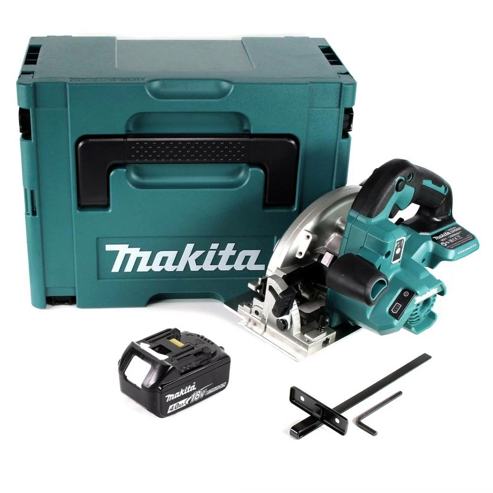 Makita DHS 661 M1JU Akku Handkreissäge 18V 165 Mm Im Makpac + 1x 4,0Ah Akku - Ohne Ladegerät 1 Makita DHS 661 M1JU Akku Handkreissäge 18V 165 Mm Im Makpac + 1x 4,0Ah Akku - Ohne Ladegerät