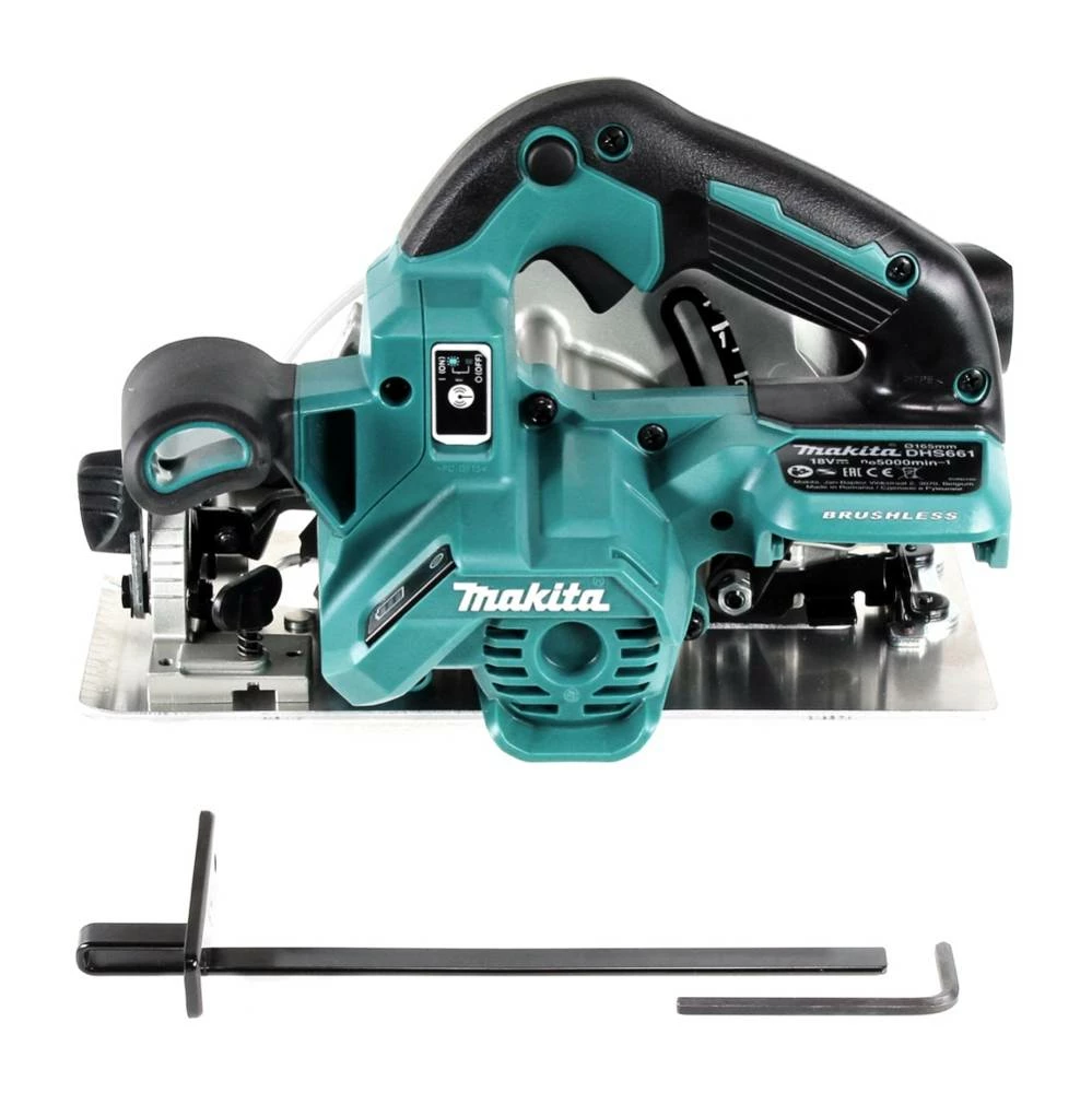 Makita DHS 661 M1JU Akku Handkreissäge 18V 165 Mm Im Makpac + 1x 4,0Ah Akku - Ohne Ladegerät 2 Makita DHS 661 M1JU Akku Handkreissäge 18V 165 Mm Im Makpac + 1x 4,0Ah Akku - Ohne Ladegerät – Bild 2