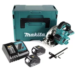 Makita DHS 661 RMJU Akku Handkreissäge 18V 165 Mm Im Makpac + 2x 4,0Ah Akku + Ladegerät