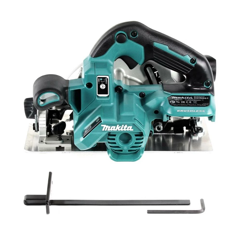 Makita DHS 661 RT1JU Akku Handkreissäge 18V 165 Mm Im Makpac + 1x 5,0Ah Akku + Ladegerät 2 Makita DHS 661 RT1JU Akku Handkreissäge 18V 165 Mm Im Makpac + 1x 5,0Ah Akku + Ladegerät – Bild 2