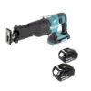 Makita DJR 360 M Akku Reciprosäge 36V ( 2x18V ) Brushless Säbelsäge + 2x 4,0 Ah Akku - Ohne Ladegerät