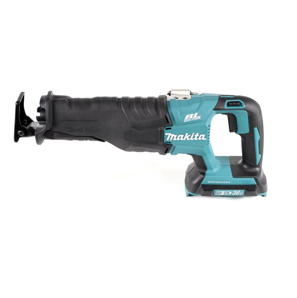 Makita DJR 360 M Akku Reciprosäge 36V ( 2x18V ) Brushless Säbelsäge + 2x 4,0 Ah Akku - Ohne Ladegerät 2 Makita DJR 360 M Akku Reciprosäge 36V ( 2x18V ) Brushless Säbelsäge + 2x 4,0 Ah Akku - Ohne Ladegerät – Bild 2