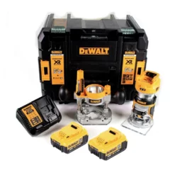 DeWalt DCW 604 M2 Akku Kombifräse 18V 55 Mm + 2x Akkus 4,0 Ah + 1x Schnellladegerät In TSTAK