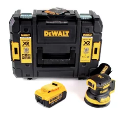 DeWalt DCW 210 NT Akku Exzenterschleifer Brushless 18V 12.000U/min 125mm + 1x Akku 4,0 Ah In TSTAK - Ohne Ladegerät