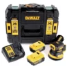 DeWalt DCW 210 M2 Akku Exzenterschleifer Brushless 18V 12.000U/min 125mm + 2x Akkus 4,0 Ah + 1x Schnellladegerät In TSTAK