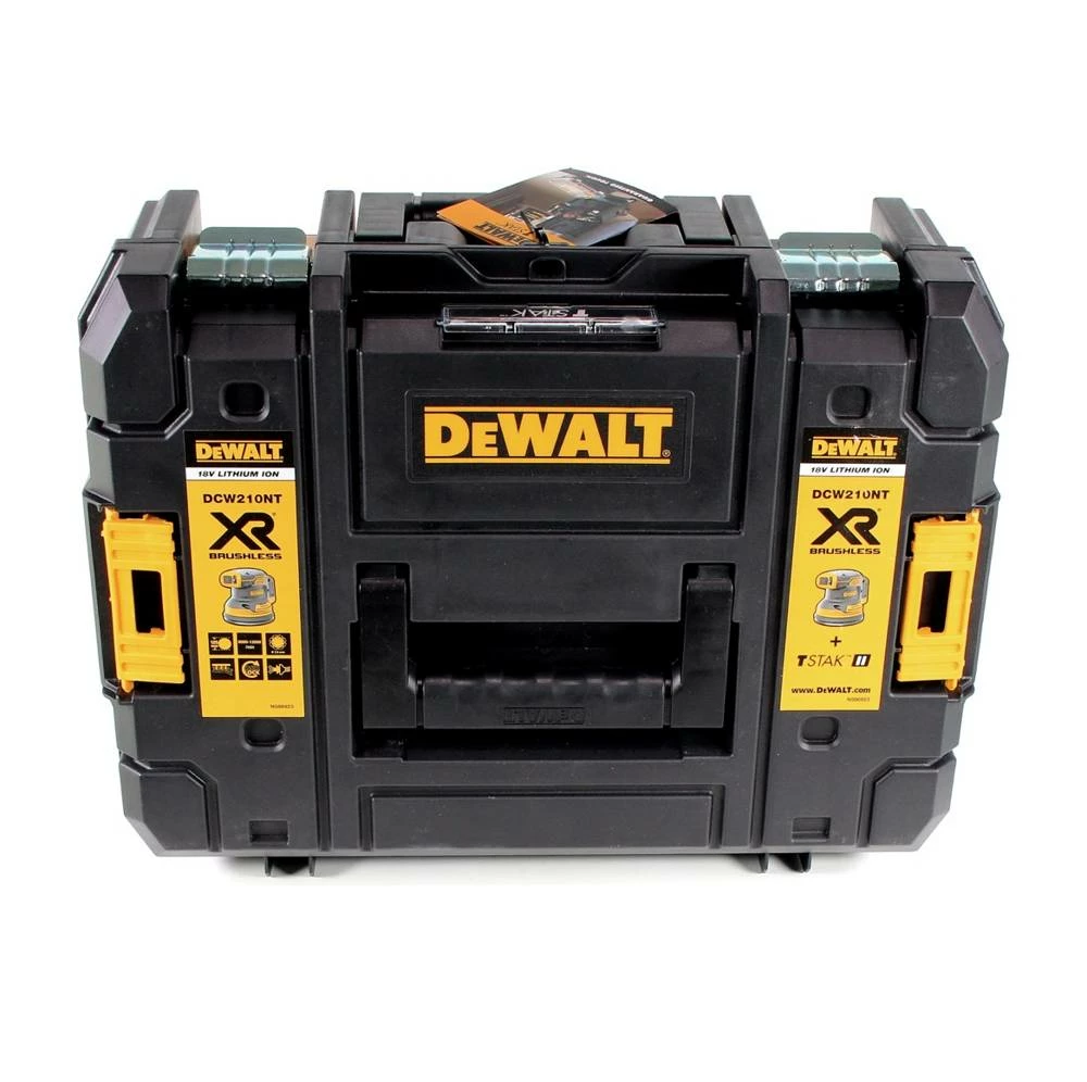 DeWalt DCW 210 P2 Akku Exzenterschleifer Brushless 18V 12.000U/min 125mm + 2x Akkus 5,0 Ah + 1x Schnellladegerät In TSTAK 3 DeWalt DCW 210 P2 Akku Exzenterschleifer Brushless 18V 12.000U/min 125mm + 2x Akkus 5,0 Ah + 1x Schnellladegerät In TSTAK – Bild 3