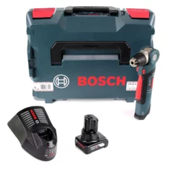 Bosch GWB 12V-10 Akku Winkelbohrmaschine 12V + L-Boxx + 1x Akku 6,0Ah + 1x Ladegerät