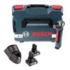 Bosch GWB 12V-10 Akku Winkelbohrmaschine 12V + L-Boxx + 2x Akku 6,0Ah + 1x Ladegerät