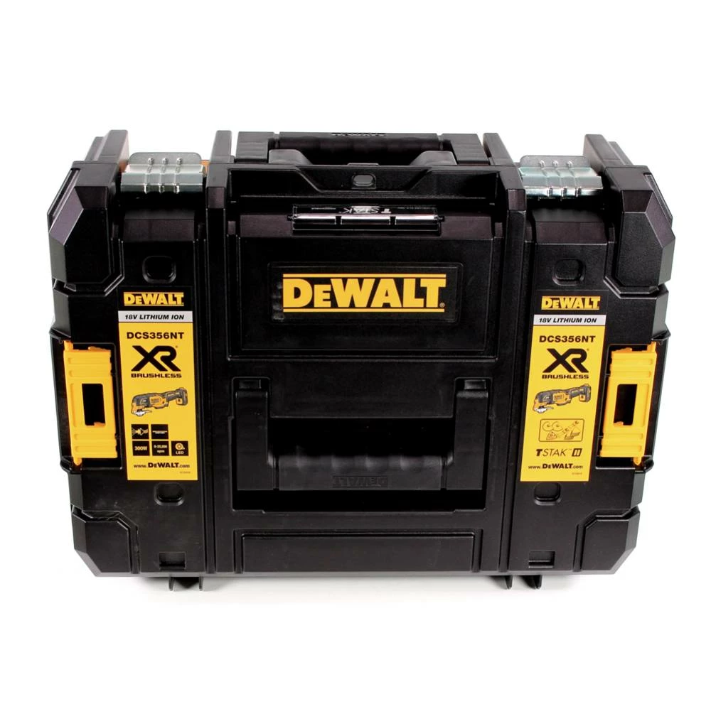 DeWalt DCS 356 M1 Akku Multitool 18V Brushless + 35tlg. Zubehör + 1x Akku 4,0Ah + Ladegerät + TSTAK 3 DeWalt DCS 356 M1 Akku Multitool 18V Brushless + 35tlg. Zubehör + 1x Akku 4,0Ah + Ladegerät + TSTAK – Bild 3