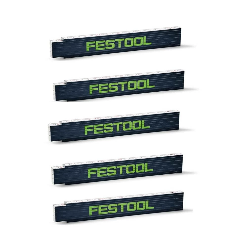 5x Festool Meterstab Zollstock Holzgliedermaßstab 2 M 10 Glieder ( 201464 ) 1 5x Festool Meterstab Zollstock Holzgliedermaßstab 2 M 10 Glieder ( 201464 )