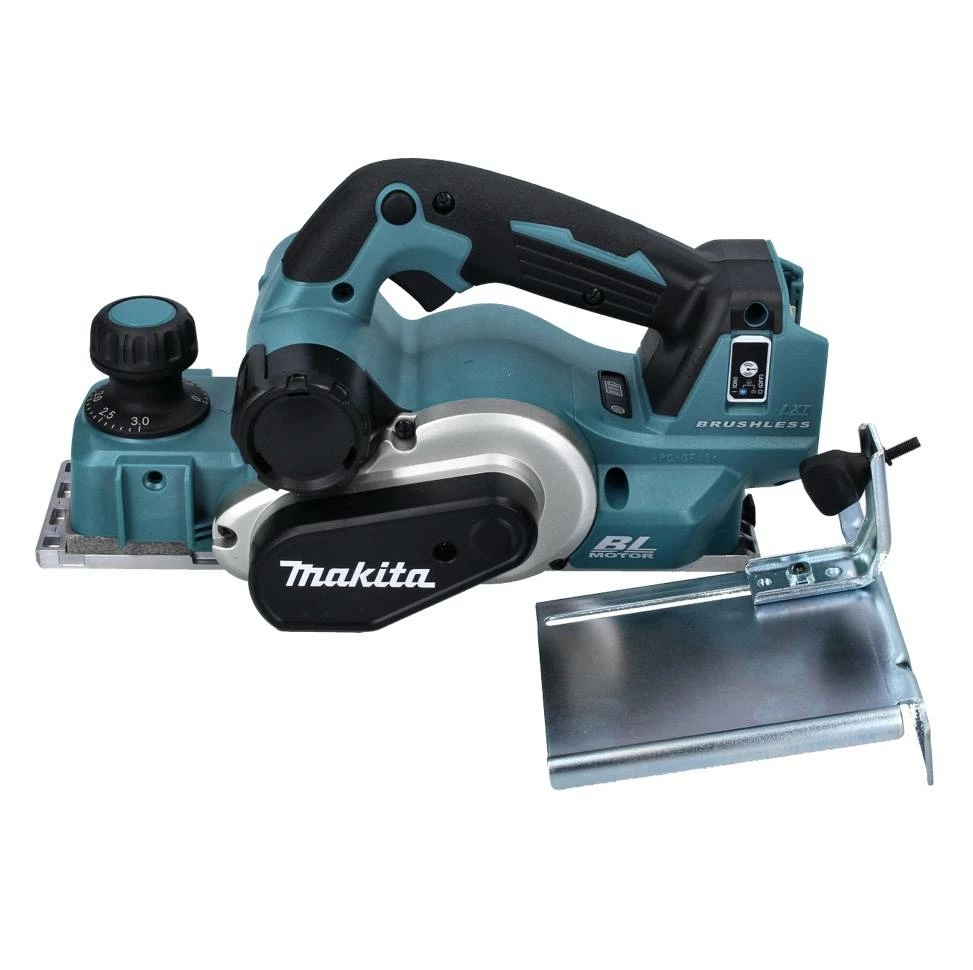 Makita DKP 181 RM1J Akku Hobel Falzhobel 82 Mm 18 V Brushless + 1x Akku 4,0 Ah + Ladegerät + Makpac 2 Makita DKP 181 RM1J Akku Hobel Falzhobel 82 Mm 18 V Brushless + 1x Akku 4,0 Ah + Ladegerät + Makpac – Bild 2