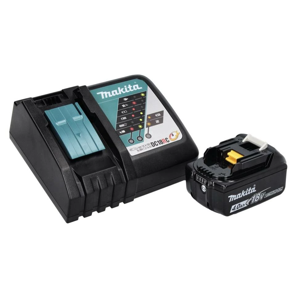 Makita DKP 181 RM1J Akku Hobel Falzhobel 82 Mm 18 V Brushless + 1x Akku 4,0 Ah + Ladegerät + Makpac 4 Makita DKP 181 RM1J Akku Hobel Falzhobel 82 Mm 18 V Brushless + 1x Akku 4,0 Ah + Ladegerät + Makpac – Bild 4