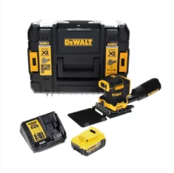 DeWalt DCW 200 M1 Akku Vibrationsschleifer 18 V 108x115 Mm + 1x Akku 4,0 Ah + Ladegerät + TSTAK