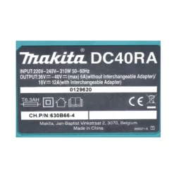 Makita DC40RA Schnellladegerät (191E07-8) -Festool Verkauf 22283 Makita DC 40 RA 40 V max Schnell Ladegeraet XGT LXT 191E07 8 fuer Li Ion Akku 14 4 V 18 V 40 V 4