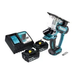 Makita DSD 180 RG Akku Gipskartonsäge 18 V + 2x Akku 6,0 Ah + Ladegerät
