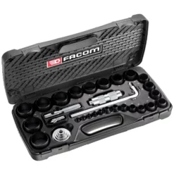 Facom Locheisen U. Kreisschneider Set 31-tlg