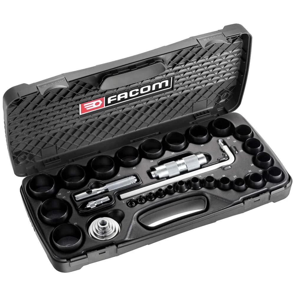 Facom Locheisen U. Kreisschneider Set 31-tlg 1 Facom Locheisen U. Kreisschneider Set 31-tlg