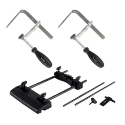 Makita Führungsschienen Adapter ( 194579-2 ) + 2x Schraubzwinge ( 194385-5 ) Für Fräse RP DRT