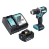 Makita DDF 487 RM1 Akku Bohrschrauber 18 V 40 Nm Brushless + 1x Akku 4,0 Ah + Ladegerät