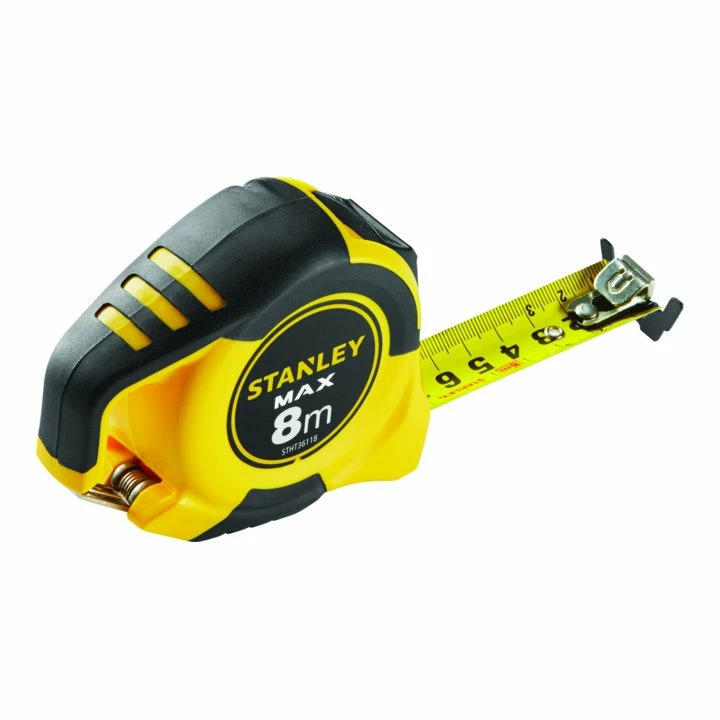 Stanley Bandmaß Max Mit Magnethaken, 8m/25mm 1 Stanley Bandmaß Max Mit Magnethaken, 8m/25mm