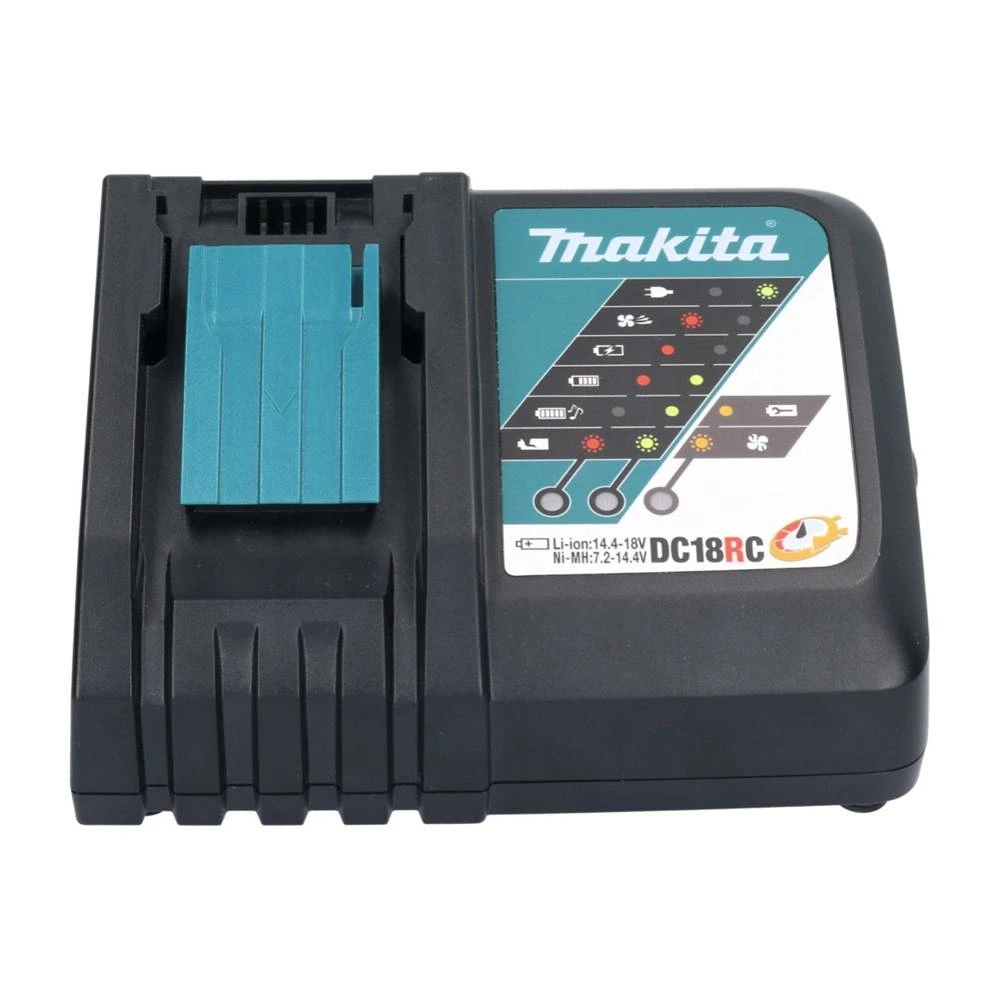 Makita Power Source Kit 18 V Mit 2x BL 1850 B 5,0 Ah Akku + DC 18 RC Schnellladegerät + Makpac ( 197624-2 ) 2 Makita Power Source Kit 18 V Mit 2x BL 1850 B 5,0 Ah Akku + DC 18 RC Schnellladegerät + Makpac ( 197624-2 ) – Bild 2