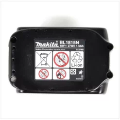 Makita BL 1815 N 18V - 1,5 Ah / 1500 MAh Li-Ion Akku 196235-0 -Festool Verkauf 3569 Makita BL 1815 N 18V 1 5 Ah 1500 mAh Li Io 3