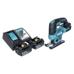 Makita DJV 184 RM Akku Pendelhub Stichsäge 18 V Brushless + 2x Akku 4,0 Ah + Ladegerät