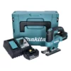 Makita DJV 184 RM1J Akku Pendelhub Stichsäge 18 V Brushless + 1x Akku 4,0 Ah + Ladegerät + Makpac