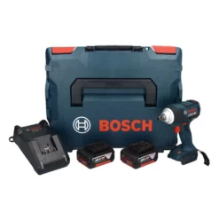 Bosch GDS 18V-300  Akku Schlagschrauber 18 V 300 Nm 1/2" Brushless + 2x Akku 5,0 Ah + Ladegerät + L-Boxx
