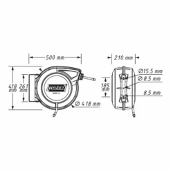 HAZET Schlauchaufroller 9040N-13 5 HAZET Schlauchaufroller 9040N-13 -Festool Verkauf 4000896214648 hazet schlauchaufroller 9040n 13 3