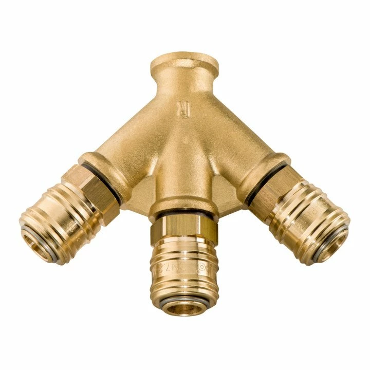 Metabo Druckluftverteiler Euro, 3-leitig 1 Metabo Druckluftverteiler Euro, 3-leitig