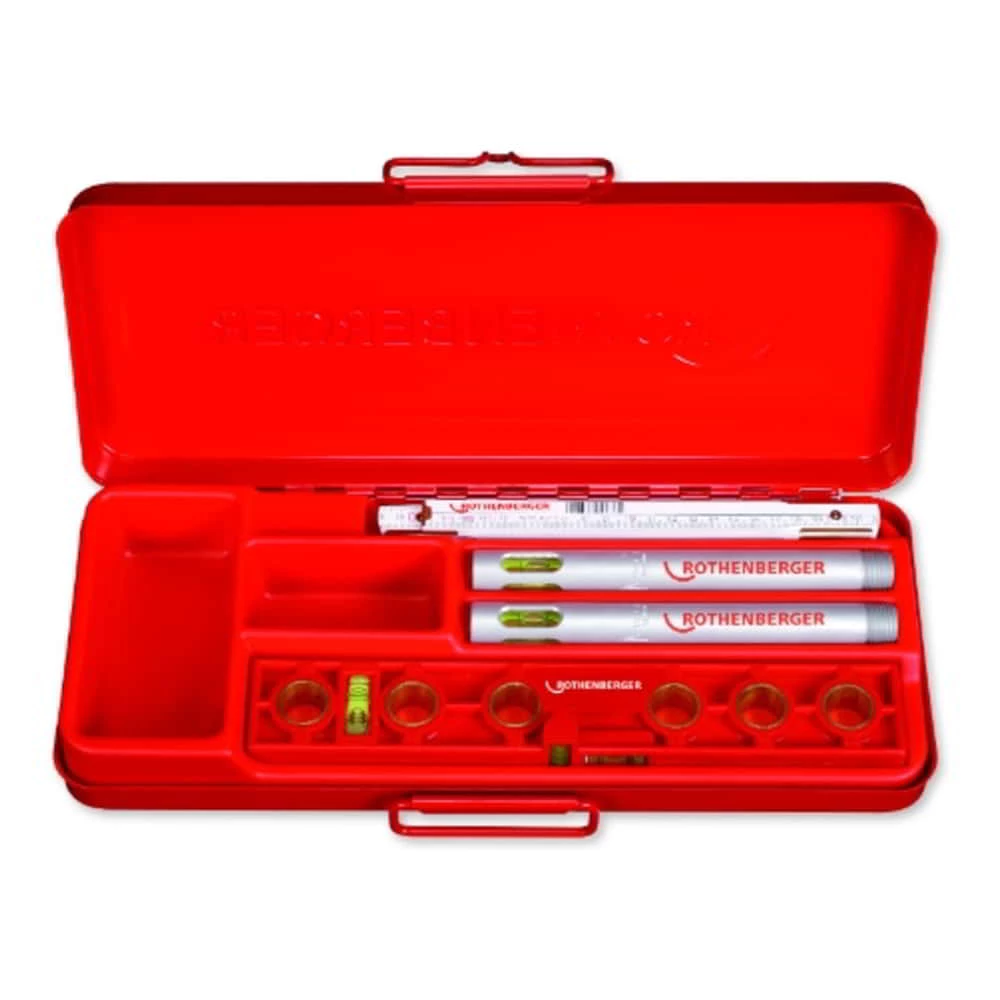 Rothenberger ROCHECK Wasserwaagenset Im Stahlblechkasten 2 Rothenberger ROCHECK Wasserwaagenset Im Stahlblechkasten – Bild 2
