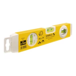 STABILA Torpedo-Wasserwaage Type 70 TMW 26 Cm Mit Magnetsystem Und Drehbarer Winkel-Libelle