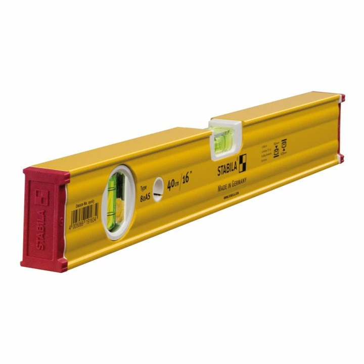STABILA Wasserwaage 80 AS 120cm Alu.gelb ± 0,5 Mm/m 1 STABILA Wasserwaage 80 AS 120cm Alu.gelb ± 0,5 Mm/m