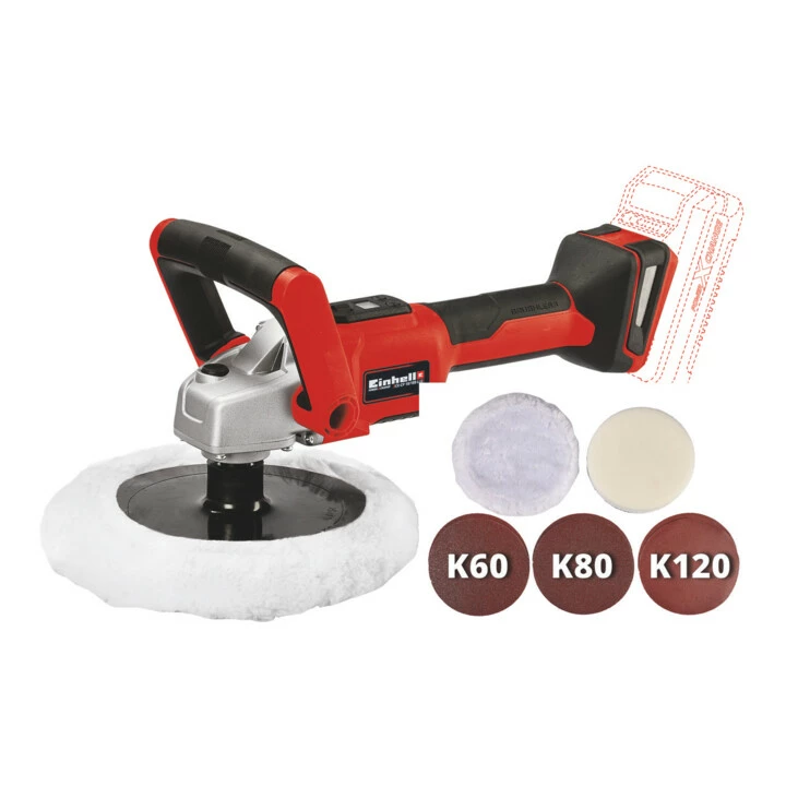 Einhell Akku-Polier- / Schleifmaschine CE-CP 18/180 Li E-Solo 1 Einhell Akku-Polier- / Schleifmaschine CE-CP 18/180 Li E-Solo