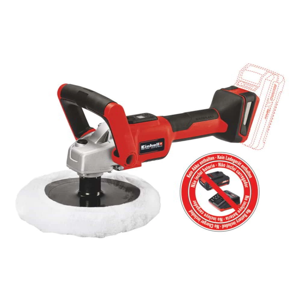 Einhell Akku-Polier- / Schleifmaschine CE-CP 18/180 Li E-Solo 2 Einhell Akku-Polier- / Schleifmaschine CE-CP 18/180 Li E-Solo – Bild 2