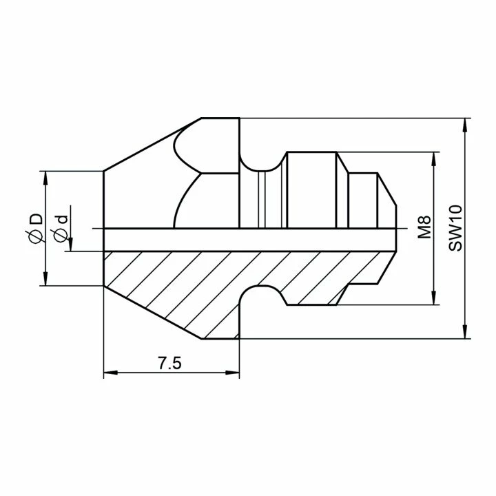 Gesipa Ersatzteil Mundstück 10/18 1 Gesipa Ersatzteil Mundstück 10/18