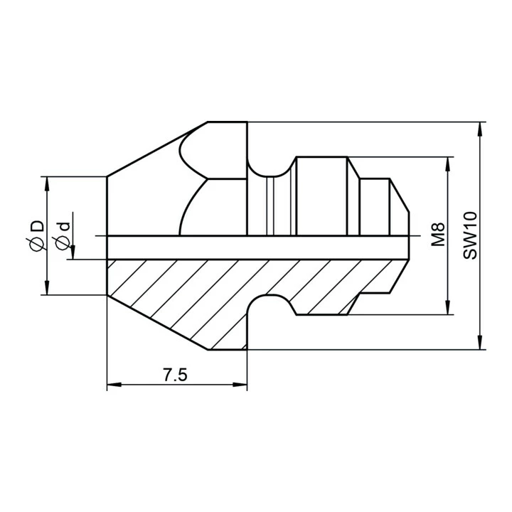 Gesipa Ersatzteil Mundstück 10/29 1 Gesipa Ersatzteil Mundstück 10/29