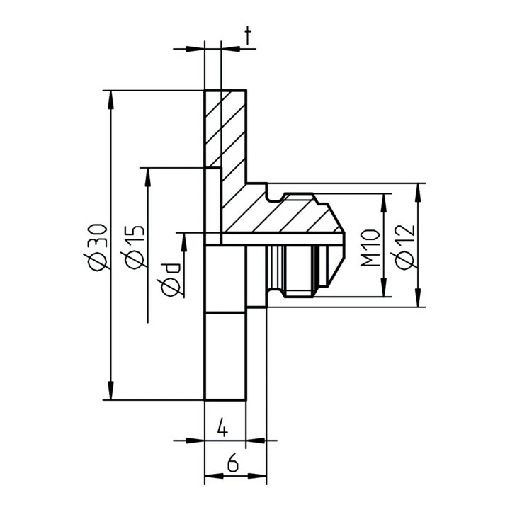 Gesipa Ersatzteil Gelenkmundstück PG 16/36 Für Blindniete Ø 6,0 Mm Alu 1 Gesipa Ersatzteil Gelenkmundstück PG 16/36 Für Blindniete Ø 6,0 Mm Alu