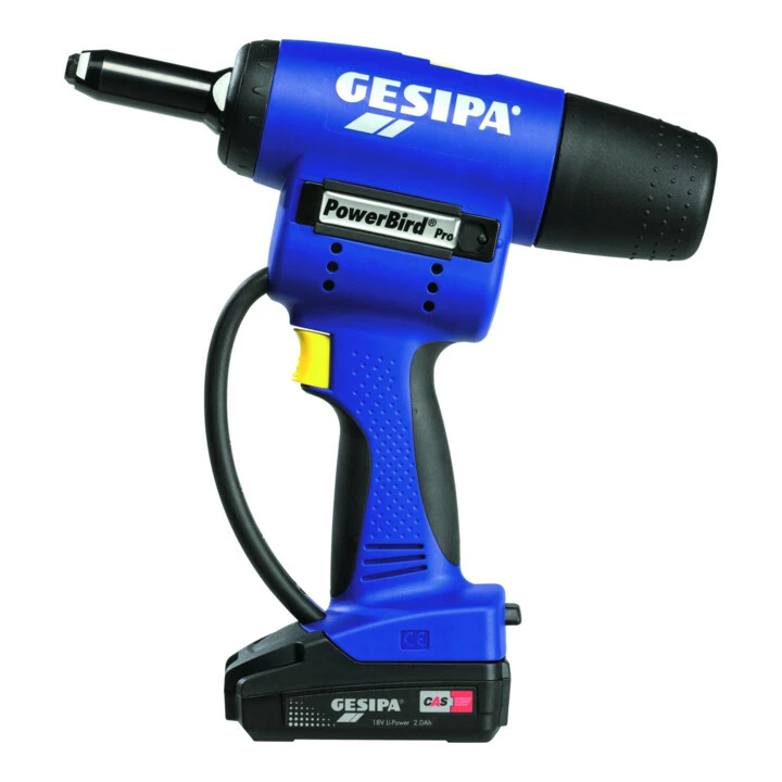 Gesipa Akku-Blindniet-Setzgerät PowerBird Pro Gold Edition Mit 2 Li-Ion Akkus 18V - 2,0 Ah / Ladegerät In L-Boxx 1 Gesipa Akku-Blindniet-Setzgerät PowerBird Pro Gold Edition Mit 2 Li-Ion Akkus 18V - 2,0 Ah / Ladegerät In L-Boxx