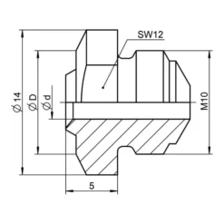 Gesipa Ersatzteil Mundstück 16/26 BT (für BULB-TITE® Blindniete)