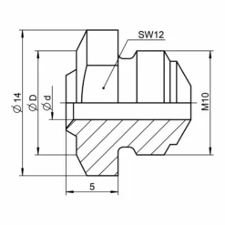 Gesipa Ersatzteil Mundstück 17/32