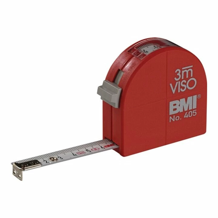 BMI Taschenrollbandmaß VISO L.3m Band-B.16mm Mm/cm EG II PA 1 BMI Taschenrollbandmaß VISO L.3m Band-B.16mm Mm/cm EG II PA